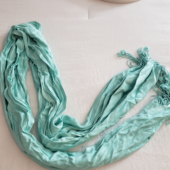 Seafoam Green Scarf - Picture 2 of 2